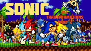 Sonic All Transformations #2 (Sprite Animation)