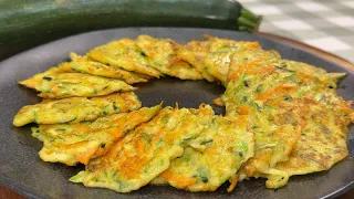 Best ever Zucchini Fritters Recipe! How to make easy and healthy zucchini fritters!