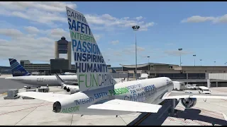 Vatsim FNO | Airbus A320 - 200 | Boston - DC - New York | KBOS - KDCA - KLGA | X-Plane 11