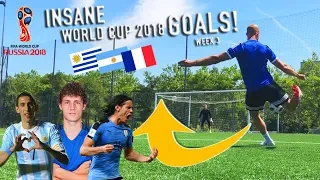 RECREATING WORLD CUP 2018 GOALS! Pavard, Di Maria & more!
