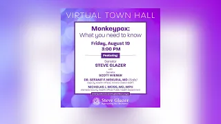 Sen. Glazer Virtual Town Hall - Monkeypox: What You Need to Know