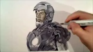 Copic Colouring of Ironman