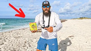 Beach Fishing With NEW Bait! **Surprising Results**