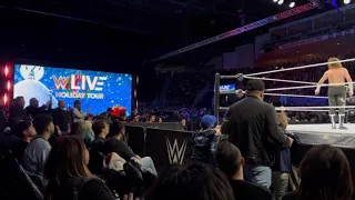 Sami Zayn gives fan a kendo stick - WWE Live Holiday Tour Toronto 12/29/2023