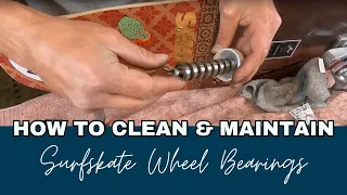 How to Properly Clean & Maintain Surfskate Wheel Bearings