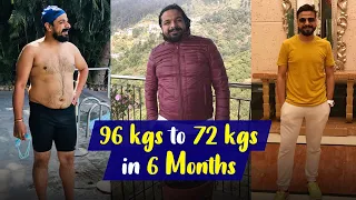 Weight Loss Transformation: Losing 24 Kgs in 6 Months | Fat To Fit | Fit Tak