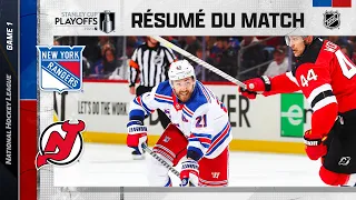 Faits saillants, match no 1 Devils vs Rangers