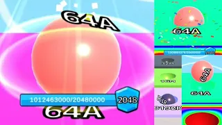 MAX LEVELS: Ball Run 2048 Merge Games vs Ball Run Infinity vs Satisfying all levels gameplay 👌 👍  😎