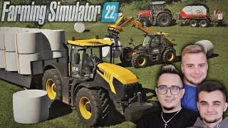 WRACAMY! 😱 Owijanie & Zwożenie Bel 🔥 Talerzowanie | "od Zera do Farmera" #209 Farming Simulator 22