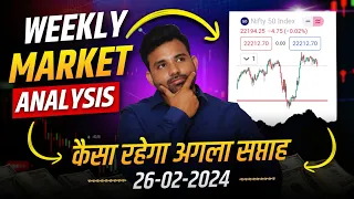 Nifty Prediction for Monday | 26 February 2024 | Weekly Market Analysis | Bank Nifty Tomorrow