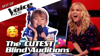 TOP 10 | The CUTEST Blind Auditions in The Voice Kids 😍❤️ (part 2)