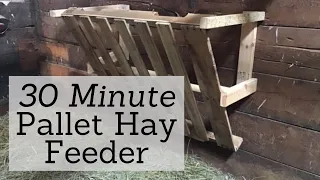 DIY Pallet Goat Feeder