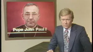 Coverage of Pope John Paul I elected pope