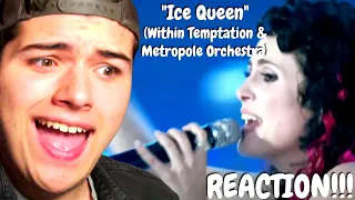 SHE HAS THE PRETTIEST VOICE!!! | Within Temptation and Metropole Orchestra - Ice Queen | REACTION!!!