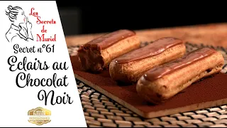 Recette des Eclairs au Chocolat noir // Technique de glaçage au fondant