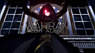 RANDALL - Wahran | Edit Audio