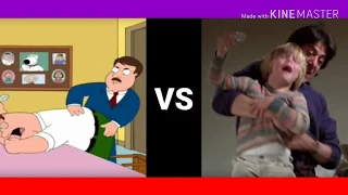 Battle VS - Peter Griffin and Tom Tucker VS Real Life Son and Father