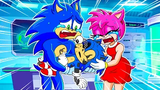 Baby Sonic please don't leave | The sad story of the Sonic family | Sonic Official Cartoon