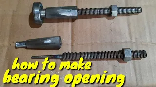 how to make CVT tracker bearings and axle gearbox / puller bearings
