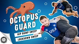 Octopus Guard | Entry from Closed Guard | Hip Bump Sweep | Lockdown Sweep