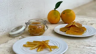 How to Make CANDIED ORANGE PEEL at Home 🍊 Good like Candied Ginger