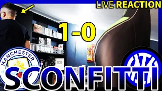 🏆😢 SCONFITTI‼️ MANCHESTER CITY-INTER 1-0 [LIVE REACTION]