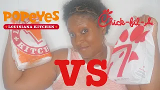 Ultimate Popeye’s Chicken Sandwich-vs-Chick-fil-A Taste Test | Taste test!