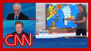 Conan's Greenland weather report cracks up Anderson Cooper