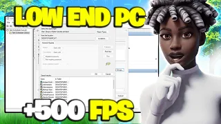 How To BOOST FPS & FIX FPS DROPS In Fortnite Chapter 5! ✅ (Low-End PC/Laptop)