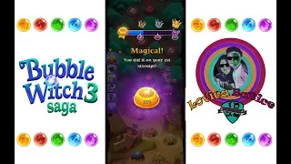 Bubble Witch Saga 3 - Level 546 - 550 - Gameplay