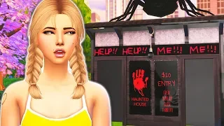 VISIT AND EARN MONEY FROM A HAUNTED HOUSE👻 // THE SIMS 4 | HAUNTED HOUSE MOD REVIEW