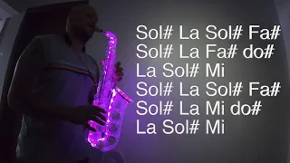 Señorita - Tutorial Sax Cover Alto Vibrato Led (Gabriel Boelter)