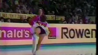 Bestmianova & Bukin Бестемьянова и Букин (URS) - 1984 Worlds Championships, Ice Dancing, FD (US CBS)