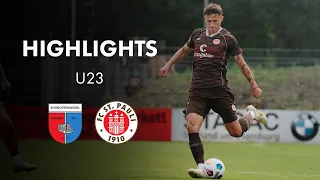 Frühe Rückschläge: SV Drochtersen/Assel - FCSP U23 (Highlights)