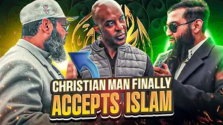 ‼️MUST WATCH! Christian Man Finally Accepts to Islam ☪️ Shahada with Sheikh Uthman Ibn Farooq