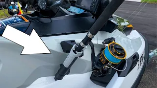 HOW TO: Install Front Mount Rod Holders On a Sea-Doo Fish Pro (Step By Step)