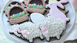 How to Decorate Simple Easter Cookies with Royal Icing
