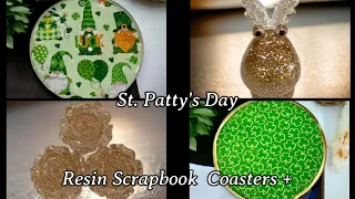 #416 Resin & Scrapbook Paper Coasters + Extras!