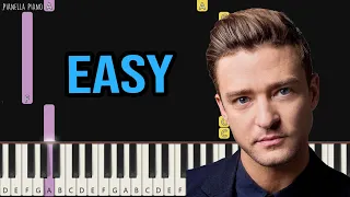 Justin Timberlake - CAN’T STOP THE FEELING | EASY Piano Tutorial by Pianella Piano