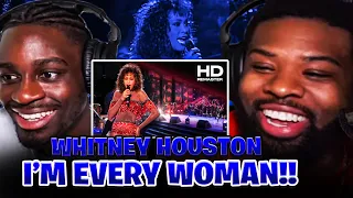 BabantheKidd FIRST TIME reacting to Whitney Houston - I'm Every Woman (Concert for New South Africa)