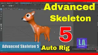 Advanced Skeleton 5 Install & Use - Maya Auto Rigging Tutorial