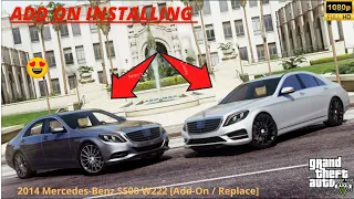 HOW TO DOWNLOAD AND INSTALL  Mercedes-Benz S500 W222 CAR MOD IN GTA 5