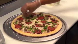 A sneak peak at how we make those mouth-watering pizzas