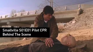 Smallville S01E01 Pilot CPR Behind The Scene Lex Luthor Clark Kent
