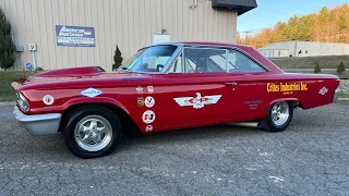 1963 Ford Galaxie 427 4 Speed Nostalgic Drag Race Show Car