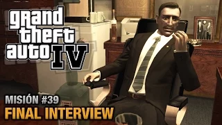 GTA 4 - Misión #39 - Final Interview (Misión completa en Español - 1080p 60fps)
