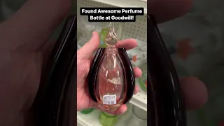 Found Awesome Perfume Bottle At Goodwill For $5!  Murano Art Glass?