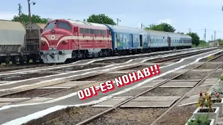 NOHAB!! 001-es Nohab a Tisza-tó sebesvonat élén