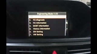 Инженерное меню на Mercedes Benz W212/ Engineering menu, call and change settings on Mercedes W212