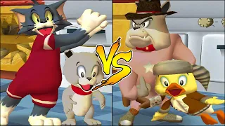 Tom and Jerry in War of the Whiskers Tom And Tyke Vs Duckling And Spike (Master Difficulty)